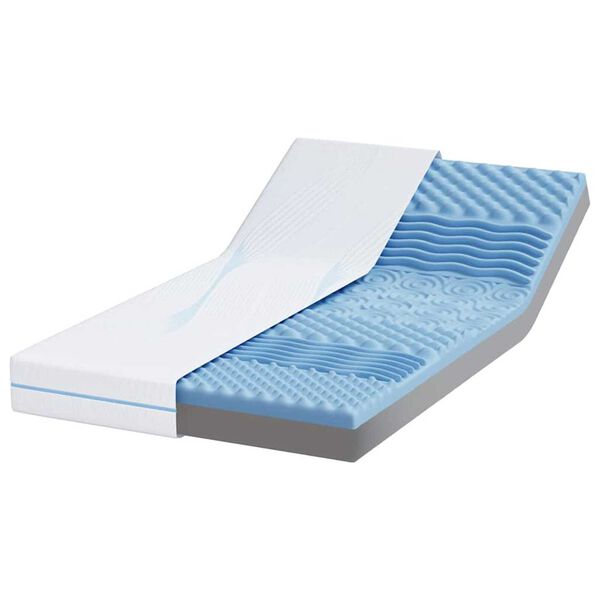 vidaXL Στρώμα Λευκό 100 x 200 cm Pěna