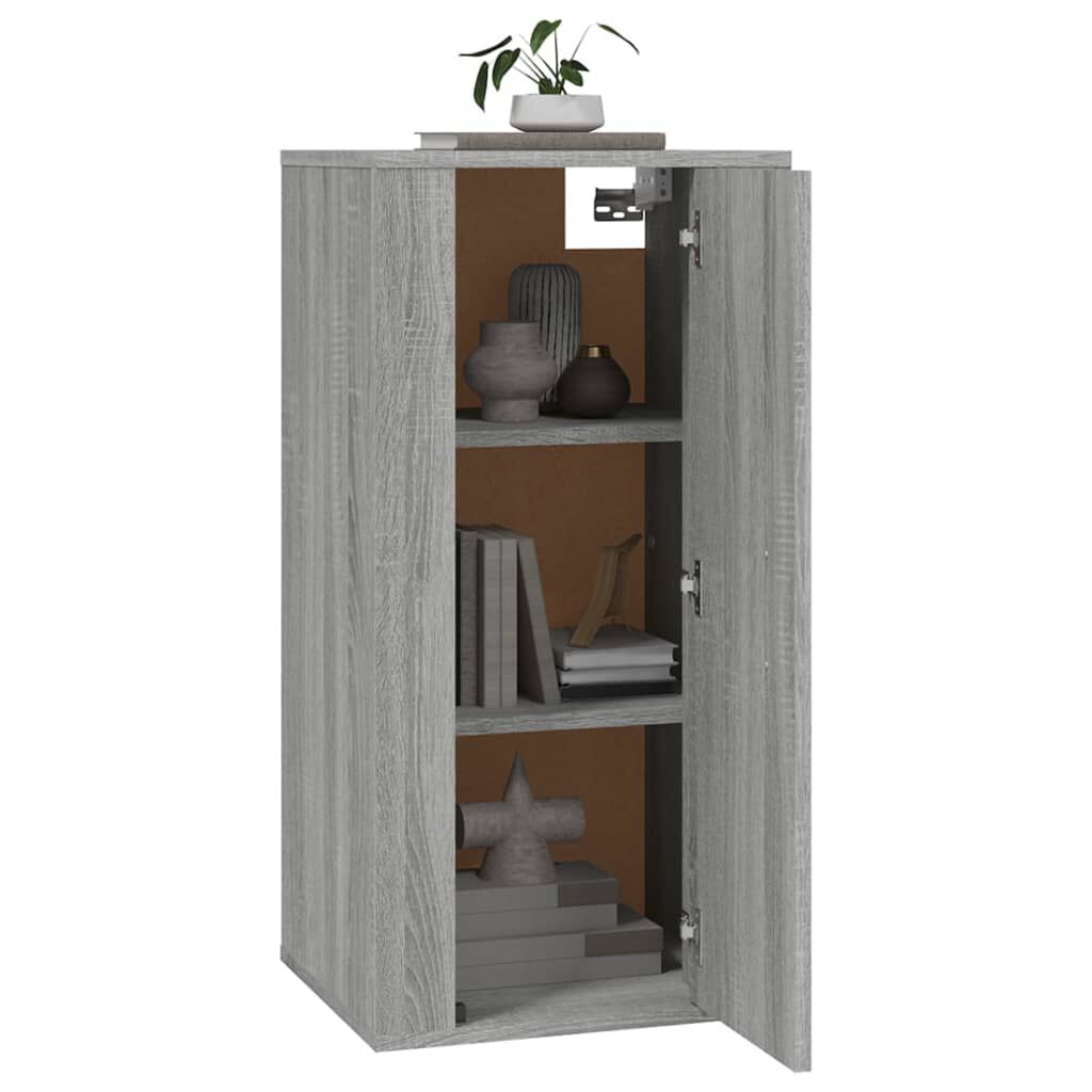 vidaXL Έπιπλα Τηλεόρασης Επιτοίχια Sonoma Δρυς 40x34,5x80 εκ