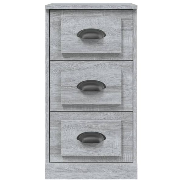 vidaXL Συρταριέρα Γκρι Sonoma 36 x 35,5 x 67,5 εκ. Επεξεργασμένο Ξύλο