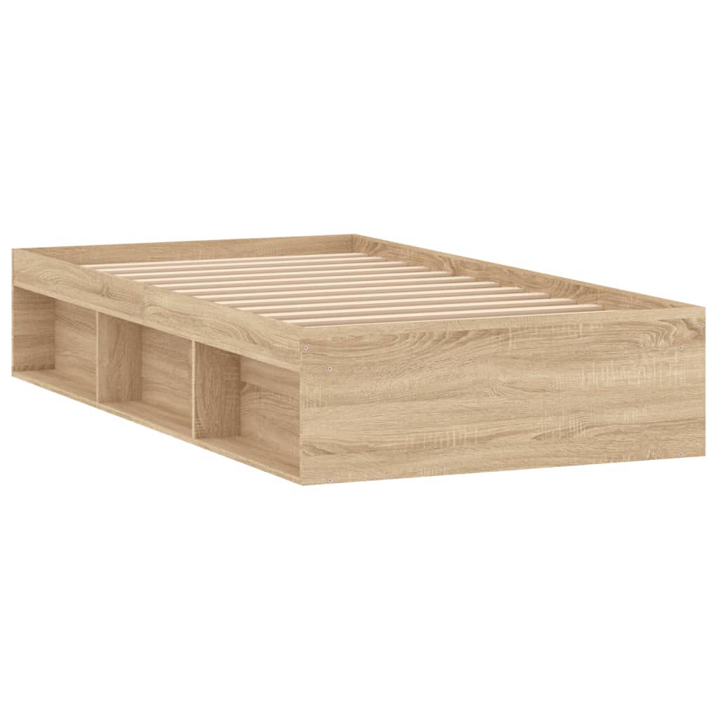 vidaXL Πλαίσιο Κρεβατιού Sonoma Δρυς 100x200 εκ.