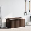 vidaXL Κουτί Αποθήκευσης Κήπου Καφέ 129 x 67 x 65 εκ.