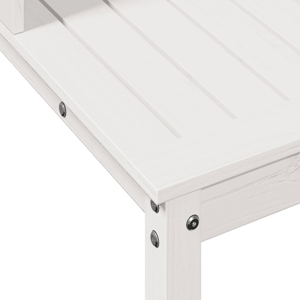 vidaXL Τραπέζι Κηπουρικής με Ράφια 82,5x50x109,5 εκ. Μασίφ Ξύλο Πεύκου