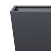 vidaXL Ζαρντινιέρες Κήπου 2 τεμ. Ανθρακί 40x40x40 εκ. από Ατσάλι