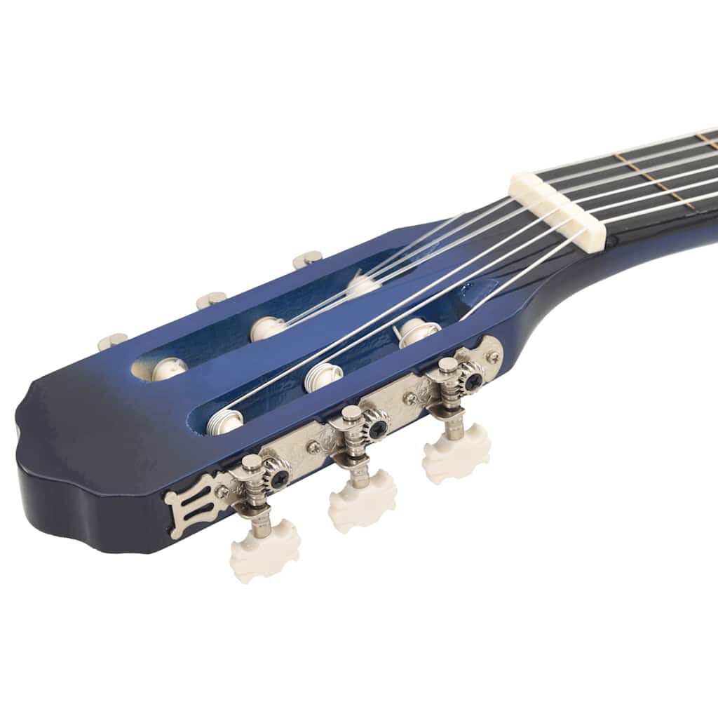 vidaXL Κιθάρα Western Classical Cutaway Μπλε με Ισοσταθμιτή 6 Χορδές