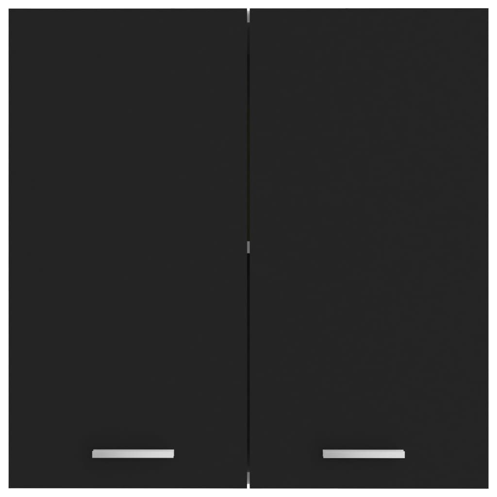 vidaXL Ντουλάπι Κρεμαστό Lyon Μαύρο 60 x 31 x 60 εκ. από Επεξ. Ξύλο