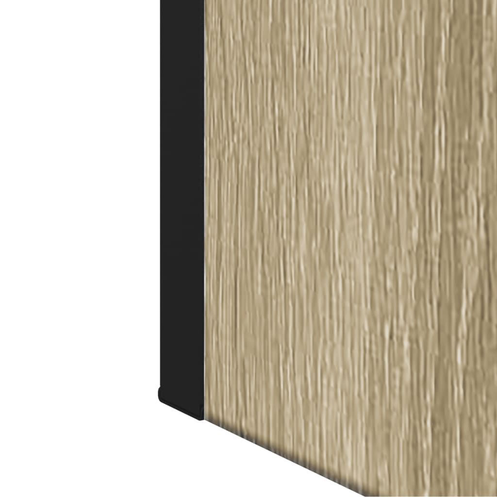 vidaXL Καθρέφτης Μπάνιου Ντουλάπι Sonoma Δρυς 60x16x60 εκ. Επεξ. Ξύλο