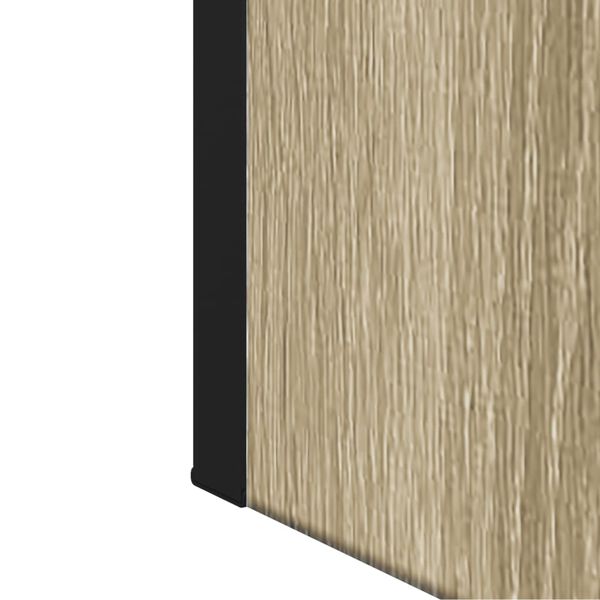 vidaXL Καθρέφτης Μπάνιου Ντουλάπι Sonoma Δρυς 60x16x60 εκ. Επεξ. Ξύλο