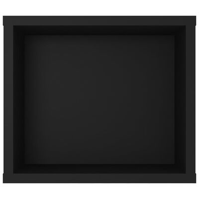 vidaXL Έπιπλο Τηλεόρασης Κρεμαστό Μαύρο 100 x 30 x 26,5 εκ Μοριοσανίδα