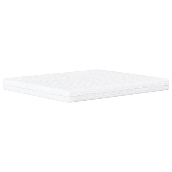 vidaXL Κρεβάτι με Στρώμα Σκούρο Πράσινο 180x200εκ. Βελούδινο