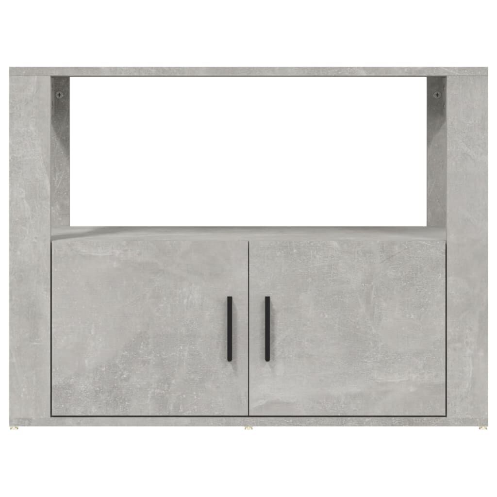 vidaXL Ντουλάπι Γκρι Σκυροδέματος 80x30x60 εκ. Επεξεργασμένο Ξύλο