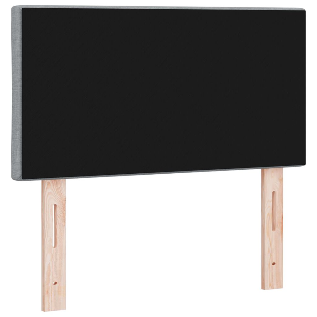 vidaXL Υφασμάτινο Κεφαλάρι Geometric Ανοιχτό γκρι 80 cm ύφασμα