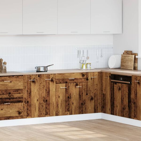 vidaXL Ντουλάπι με ΣυρτάριLyon Παλαιό Ξύλο 60x46x81,5 εκ. Επεξ. Ξύλο