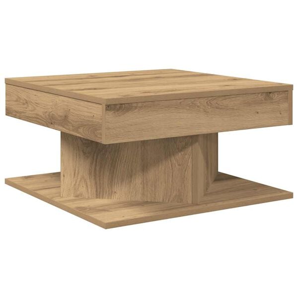 vidaXL Τραπεζάκι Σαλονιού τεχνίτης Δρυς 55x55x30 εκ Επεξεργασμένο Ξύλο