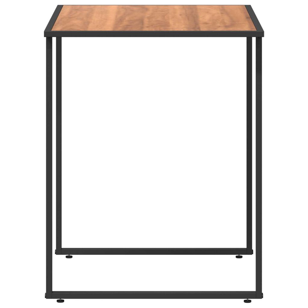 vidaXL Τραπέζι Κήπου Καφέ 100 x 55 x 70 εκ. Χάλυβας και DPC