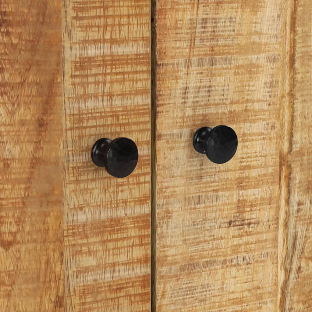vidaXL Ντουλάπι με 2 Πόρτες 60 x 33 x 75 εκ. από Μασίφ Ξύλο Μάνγκο