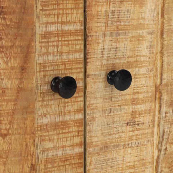 vidaXL Ντουλάπι με 2 Πόρτες 60 x 33 x 75 εκ. από Μασίφ Ξύλο Μάνγκο