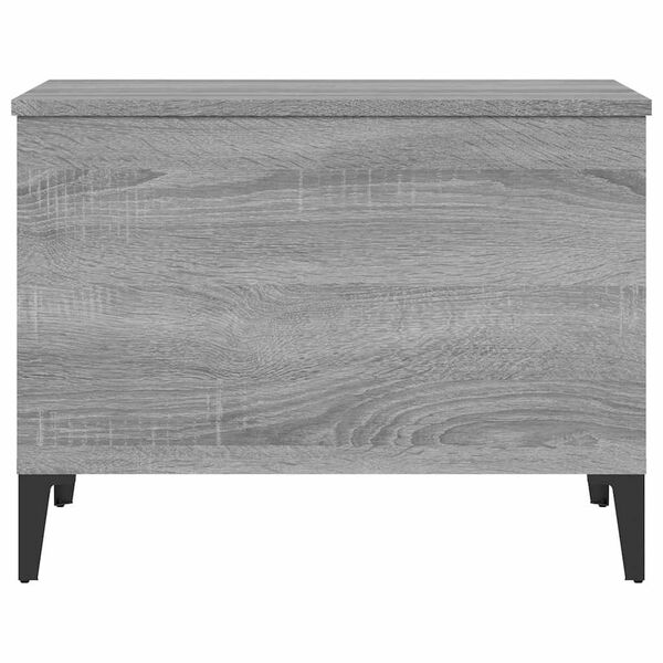 vidaXL Τραπεζάκι Σαλονιού Γκρι Sonoma 60x44,5x45εκ. Επεξεργασμένο Ξύλο