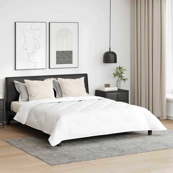 vidaXL Χειμερινό Παπλωματοθήκη 3 pcs Λευκό 200 x 200 cm Μικροΐνες