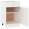 vidaXL Ντουλάπι με Συρτάρια "Lyon" Λευκό 50x46x81,5 εκ. από Τεχνητό Ξύλο