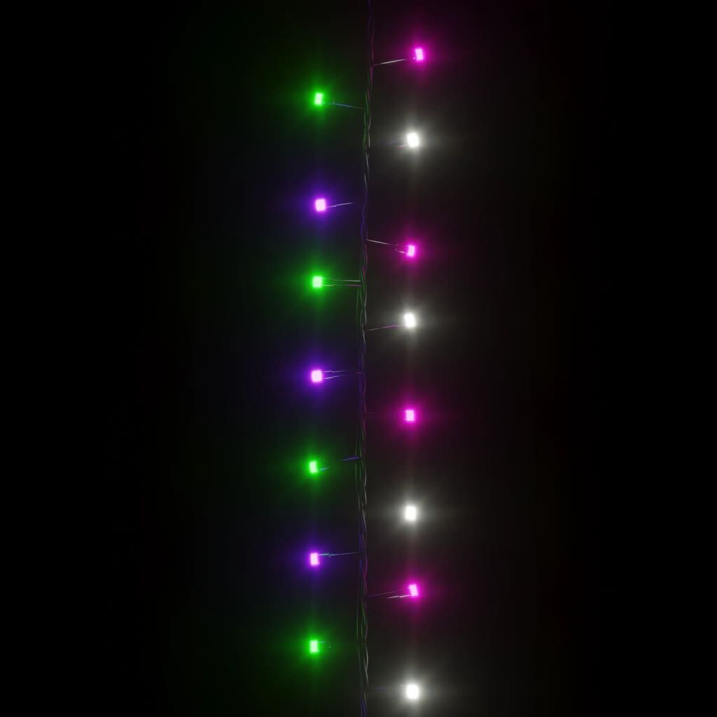 vidaXL Φωτάκια Compact με 1000 LED Παστέλ Πολύχρωμα 25 μ. από PVC