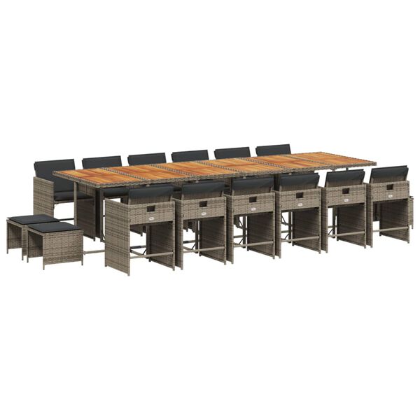 vidaXL &Sigma;&epsilon;&tau; &Tau;&rho;&alpha;&pi;&epsilon;&zeta;&alpha;&rho;ί&alpha;&sigmaf; &Kappa;ή&pi;&omicron;&upsilon; 17 &tau;&epsilon;&mu;. &Gamma;&kappa;&rho;&iota; &alpha;&pi;ό &Sigma;&upsilon;&nu;&theta;. &Rho;&alpha;&tau;ά&nu; &mu;&epsilon; &Mu;&alpha;&xi;&iota;&lambda;ά&rho;&iota;&alpha;