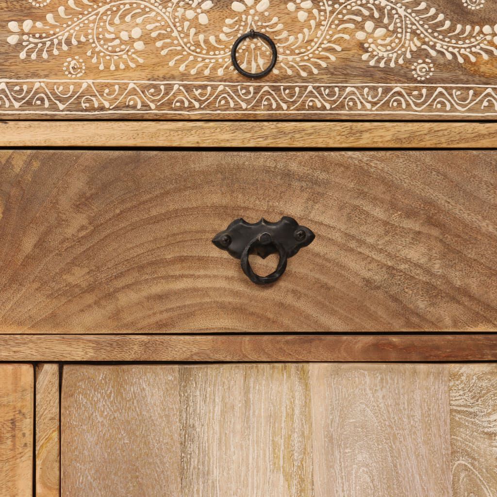 vidaXL Μπουφές 140 x 30 x 80 εκ. από Μασίφ Ξύλο Μάνγκο