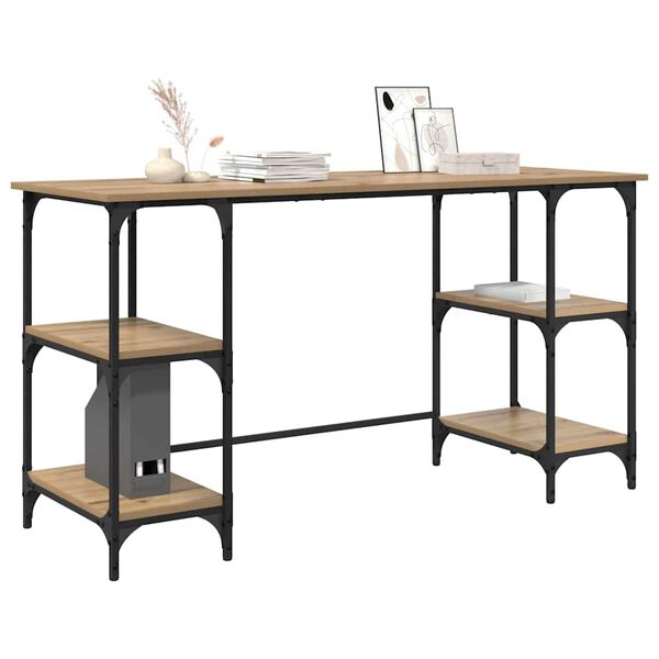 vidaXL &Gamma;&rho;&alpha;&phi;&epsilon;ί&omicron; Artisan Oak 140 x 50 x 75 &epsilon;&kappa;. &Epsilon;&pi;&epsilon;&xi;&epsilon;&rho;&gamma;&alpha;&sigma;&mu;έ&nu;&omicron; &xi;ύ&lambda;&omicron;