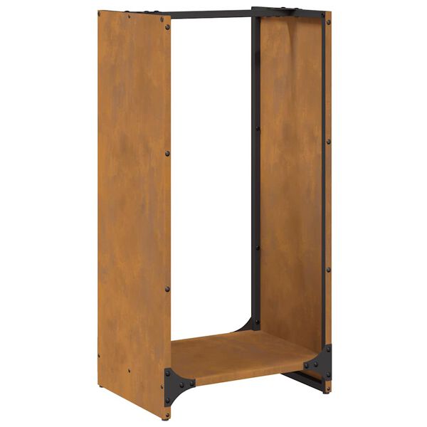 Ράφι για καυσόξυλα vidaXL 40x30x80 cm Ατσάλι σκληρυθέν στον αέρα