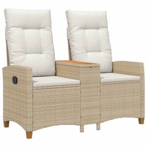 vidaXL &Rho;&upsilon;&theta;&mu;&iota;&zeta;ό&mu;&epsilon;&nu;&omicron;&sigmaf; &Pi;ά&gamma;&kappa;&omicron;&sigmaf; &mu;&epsilon; &Tau;&rho;&alpha;&pi;έ&zeta;&iota; 2 -Seater 126 x 65 x 112 &epsilon;&kappa;.