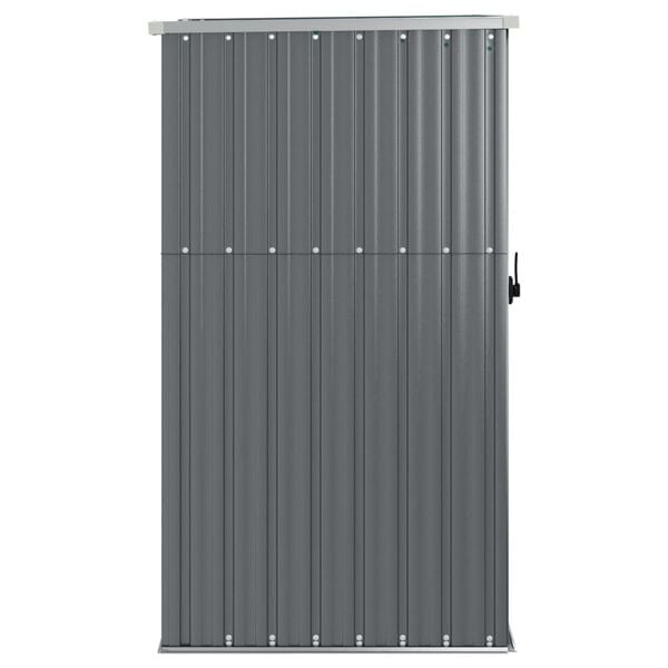vidaXL Αποθήκη Εργαλείων Κήπου Γκρι 88x89x161 εκ. Γαλβαν. Ατσάλι