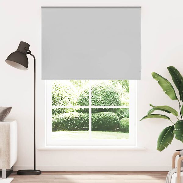 vidaXL Roller Blind Blackout &alpha;&nu;&omicron;&iota;&chi;&tau;ό &gamma;&kappa;&rho;&iota; 145x210 cm &Pi;&lambda;ά&tau;&omicron;&sigmaf; &upsilon;&phi;ά&sigma;&mu;&alpha;&tau;&omicron;&sigmaf;