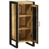 vidaXL Ντουλάπα Μπάνιου Καφέ 40 x 35 x 90 εκ. Μασίφ ξύλο μάνγκο