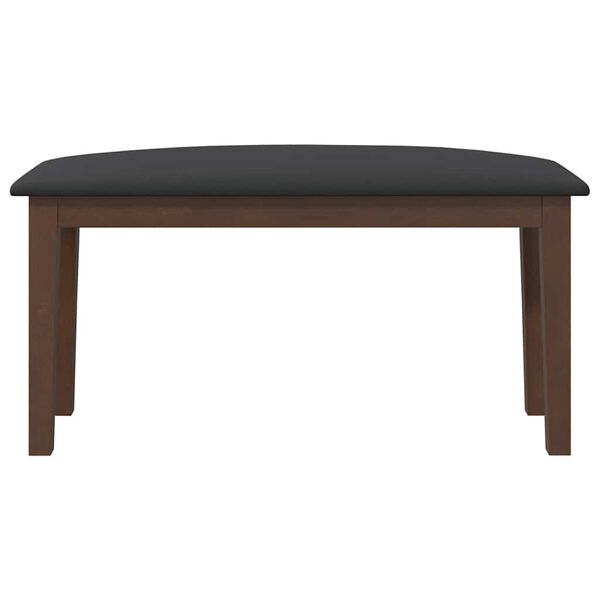 Πάγκος vidaXL 90 cm Καφέ μασίφ ξύλο καουτσούκ