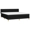 vidaXL &Kappa;&rho;&epsilon;&beta;ά&tau;&iota; Boxspring &mu;&epsilon; &Sigma;&tau;&rho;ώ&mu;&alpha; &Mu;&alpha;ύ&rho;&omicron; 160x200 &epsilon;&kappa;. &Upsilon;&phi;&alpha;&sigma;&mu;ά&tau;&iota;&nu;&omicron;