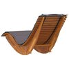 vidaXL Ξαπλώστρα 2 pcs Καφέ 60 x 154 x 74εκ Μασίφ ξύλο ακακίας
