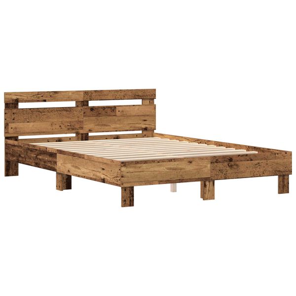 vidaXL Ξύλινο Κρεβάτι Ανακυκλωμένο Ξύλο 150 x 200 εκ. Ανθεκτικό