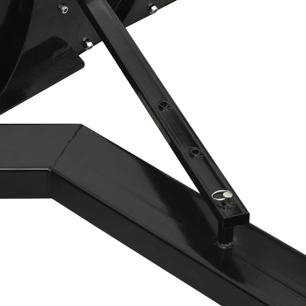 vidaXL Εκχιονιστικό για Περονοφόρο Μαύρο 200 x 48 εκ.