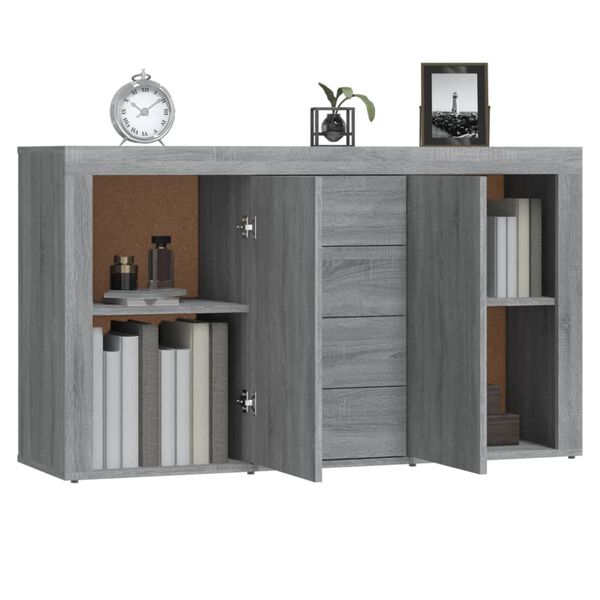 vidaXL Μπουφές Γκρι Sonoma 120 x 36 x 69 εκ. από Επεξεργασμένο Ξύλο