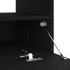 vidaXL Ντουλάπι TV 2 pcs Μαύρο 200 x 35 x 40 εκ. Επεξεργασμένο ξύλο