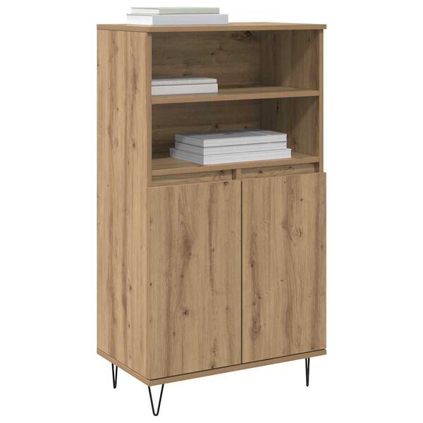 vidaXL Highboard &Kappa;&alpha;&phi;έ 60 x 36 x 110 &epsilon;&kappa;. &Epsilon;&pi;&epsilon;&xi;&epsilon;&rho;&gamma;&alpha;&sigma;&mu;έ&nu;&omicron; &xi;ύ&lambda;&omicron;
