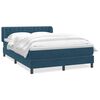 vidaXL Box Spring &kappa;&rho;&epsilon;&beta;ά&tau;&iota; &mu;&epsilon; &sigma;&tau;&rho;ώ&mu;&alpha; &sigma;&kappa;&omicron;ύ&rho;&omicron; &mu;&pi;&lambda;&epsilon; 140x220 cm &Beta;&epsilon;&lambda;&omicron;ύ&delta;&iota;&nu;&omicron;