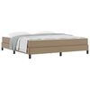 vidaXL Κρεβάτι με στρώμα Καπουτσίνο 180 x 200 cm Τεχνητό δέρμα