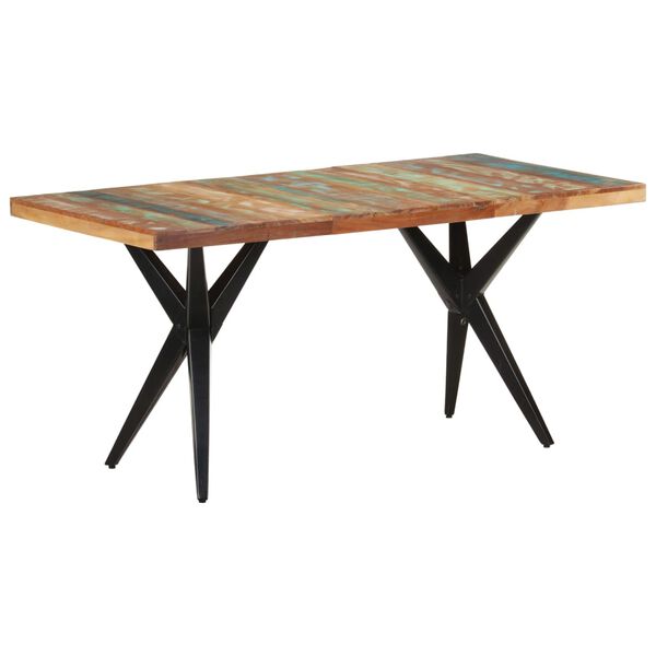 vidaXL Τραπεζαρία 160 x 80 x 76 εκ. από Μασίφ Ανακυκλωμένο Ξύλο