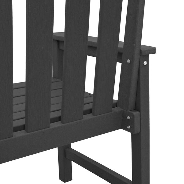 Καρέκλες Φαγητού Κήπου vidaXL 4 τεμ Μαύρο 65,5x55,5x88 εκ HDPE