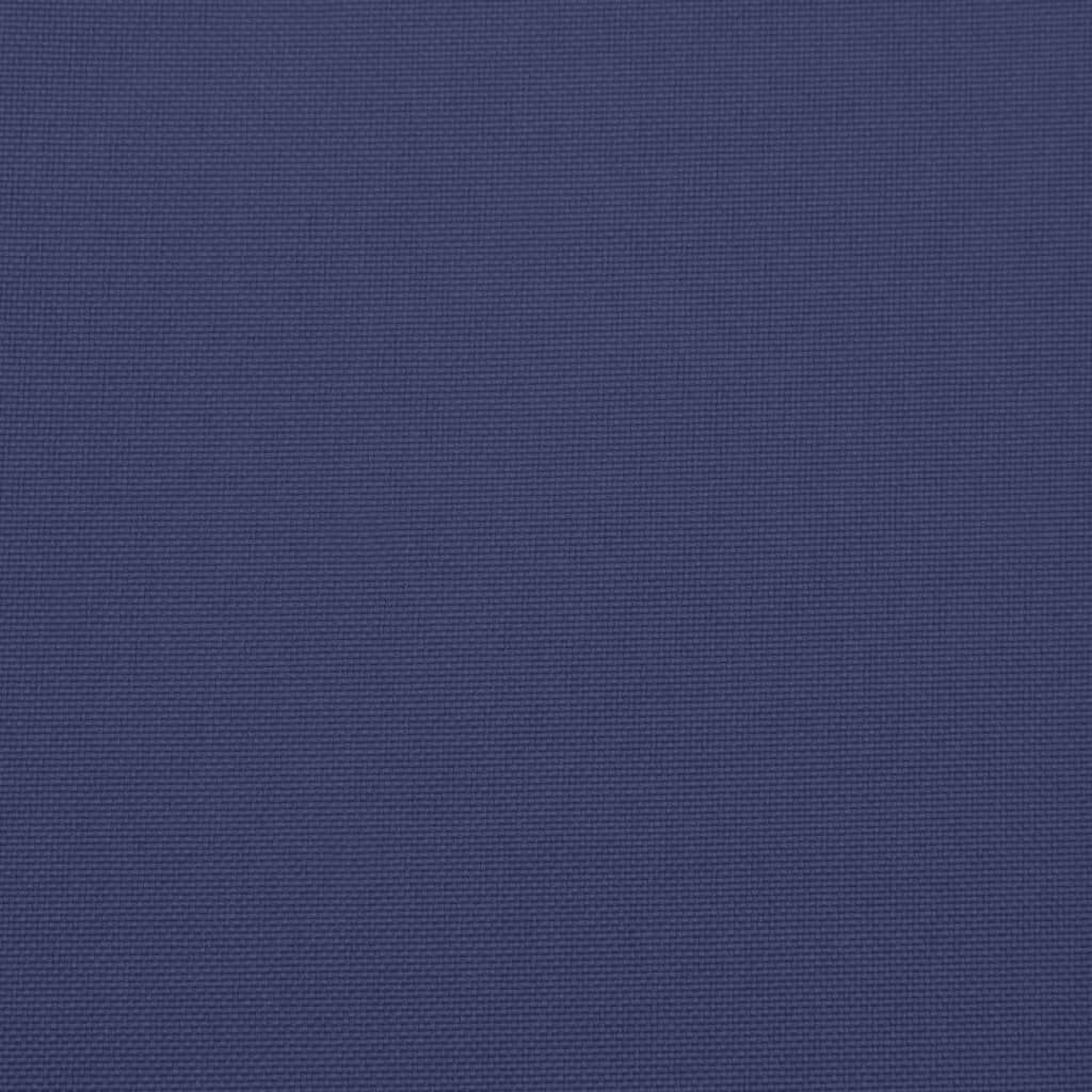vidaXL Μαξιλάρια Πάγκου Κήπου Ναυτικό Μπλε 120x50x7 εκ. Ύφασμα Oxford