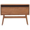 vidaXL Τραπέζι Κονσόλα 110x30x79 εκ. από Μασίφ Ξύλο Teak