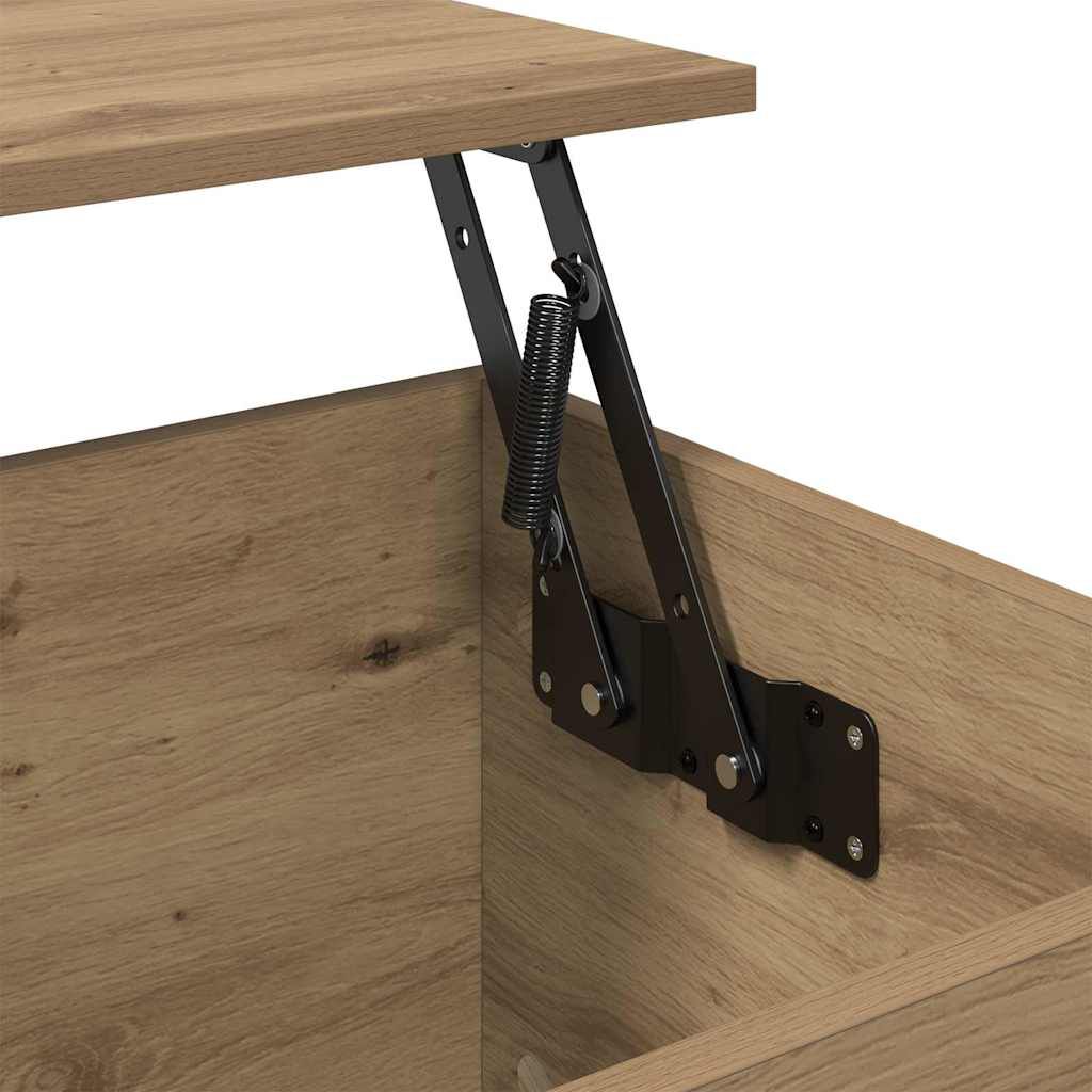 vidaXL Κομοδίνο artisan δρυς 60 x 44.5 x 45 εκ Επεξεργασμένο ξύλο