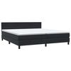 vidaXL &Kappa;&rho;&epsilon;&beta;ά&tau;&iota; Boxspring &mu;&epsilon; &Sigma;&tau;&rho;ώ&mu;&alpha; & LED &Mu;&alpha;ύ&rho;&omicron; 180x220 cm &Beta;&epsilon;&lambda;&omicron;ύ&delta;&iota;&nu;&omicron;