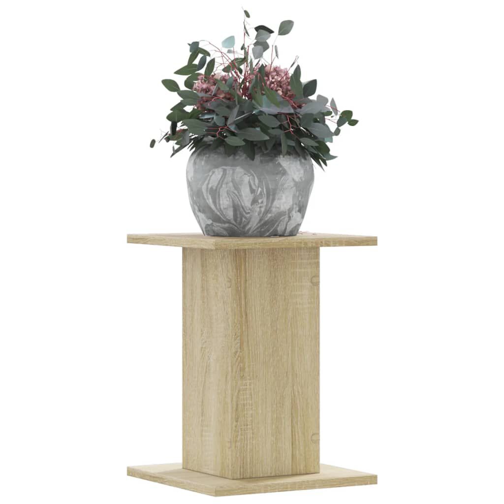 vidaXL Βάσεις Φυτών 2 Τεμ. Sonoma Δρυς 30x30x40 εκ. Επεξεργασμένο Ξύλο