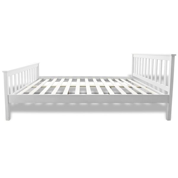 vidaXL Κρεβάτι 140 x 200 εκ. από Μασίφ Ξύλο Πεύκου με Στρώμα